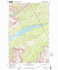 Download a high-resolution, GPS-compatible USGS topo map for Lake Sherburne, MT (1972 edition)