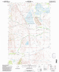 Download a high-resolution, GPS-compatible USGS topo map for Lake Theboe, MT (1997 edition)