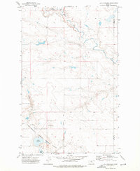 Download a high-resolution, GPS-compatible USGS topo map for Lake Thibadeau, MT (1975 edition)