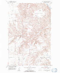 Download a high-resolution, GPS-compatible USGS topo map for Last Chance Bench, MT (1955 edition)