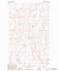 Download a high-resolution, GPS-compatible USGS topo map for Laundry Hill, MT (1984 edition)