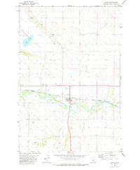 Download a high-resolution, GPS-compatible USGS topo map for Lavina, MT (1980 edition)