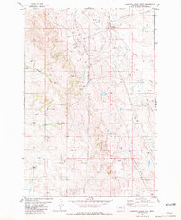 Download a high-resolution, GPS-compatible USGS topo map for Lawrence Creek East, MT (1981 edition)