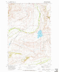 Download a high-resolution, GPS-compatible USGS topo map for Lebo Lake, MT (1975 edition)