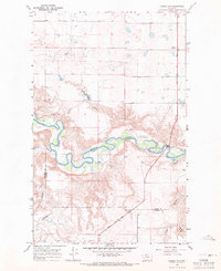 Download a high-resolution, GPS-compatible USGS topo map for Ledger NW, MT (1971 edition)