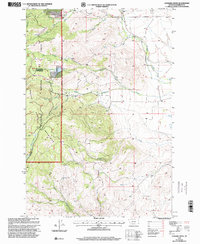 Download a high-resolution, GPS-compatible USGS topo map for Leonard Creek, MT (2001 edition)