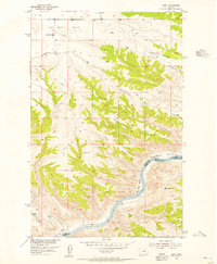 Download a high-resolution, GPS-compatible USGS topo map for Leroy, MT (1956 edition)