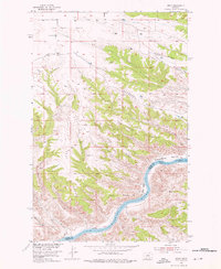 Download a high-resolution, GPS-compatible USGS topo map for Leroy, MT (1976 edition)
