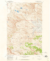 preview thumbnail of historical topo map of Valley County, MT in 1958