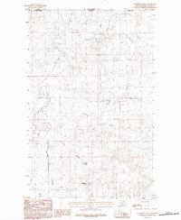 Download a high-resolution, GPS-compatible USGS topo map for Lighthouse Hill, MT (1984 edition)