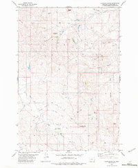 Download a high-resolution, GPS-compatible USGS topo map for Lightning Butte, MT (1982 edition)