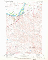 Download a high-resolution, GPS-compatible USGS topo map for Lignite Creek, MT (1972 edition)