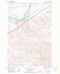 Download a high-resolution, GPS-compatible USGS topo map for Lignite Creek, MT (1980 edition)