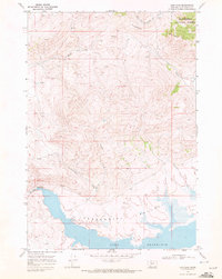 Download a high-resolution, GPS-compatible USGS topo map for Lima Dam, MT (1972 edition)
