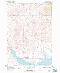 Download a high-resolution, GPS-compatible USGS topo map for Lima Dam, MT (1972 edition)