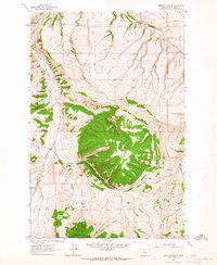Download a high-resolution, GPS-compatible USGS topo map for Limestone Butte, MT (1964 edition)