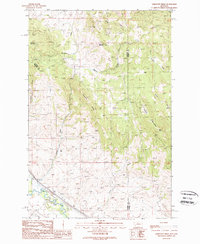 Download a high-resolution, GPS-compatible USGS topo map for Limestone Ridge, MT (1989 edition)