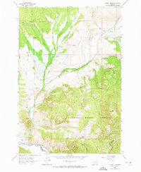 Download a high-resolution, GPS-compatible USGS topo map for Lincoln Gulch, MT (1974 edition)