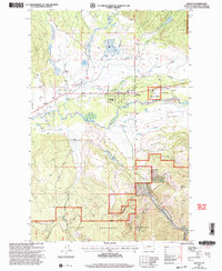 Download a high-resolution, GPS-compatible USGS topo map for Lincoln, MT (2004 edition)