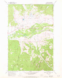 Download a high-resolution, GPS-compatible USGS topo map for Lincoln, MT (1971 edition)