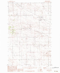 Download a high-resolution, GPS-compatible USGS topo map for Lindsay, MT (1983 edition)