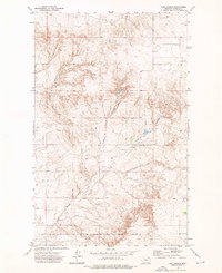 Download a high-resolution, GPS-compatible USGS topo map for Line Coulee, MT (1976 edition)