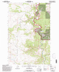 Download a high-resolution, GPS-compatible USGS topo map for Lingshire NE, MT (1997 edition)