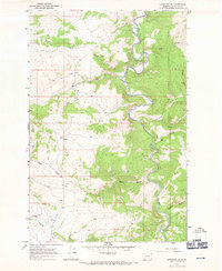preview thumbnail of historical topo map of Meagher County, MT in 1966