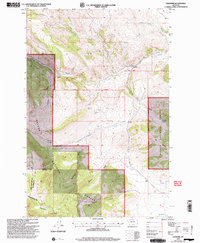 Download a high-resolution, GPS-compatible USGS topo map for Lingshire, MT (2004 edition)