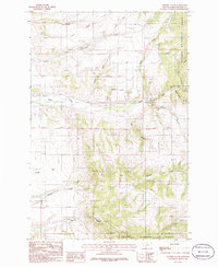 Download a high-resolution, GPS-compatible USGS topo map for Lippert Gulch, MT (1986 edition)
