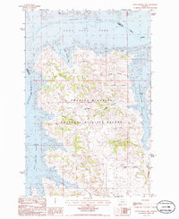 preview thumbnail of historical topo map of Garfield County, MT in 1985