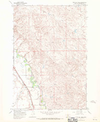 Download a high-resolution, GPS-compatible USGS topo map for Little Dry Creek, MT (1971 edition)
