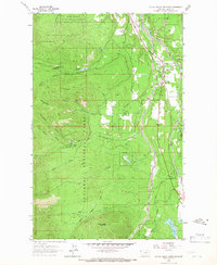 Download a high-resolution, GPS-compatible USGS topo map for Little Hoodoo Mountain, MT (1968 edition)