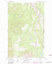 Download a high-resolution, GPS-compatible USGS topo map for Little Hoodoo Mountain, MT (1984 edition)