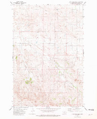 Download a high-resolution, GPS-compatible USGS topo map for Little Pine Creek, MT (1981 edition)