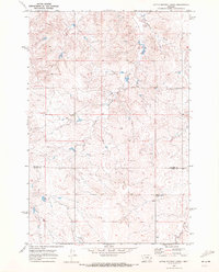 Download a high-resolution, GPS-compatible USGS topo map for Little Whitney Creek, MT (1972 edition)