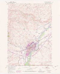 Download a high-resolution, GPS-compatible USGS topo map for Livingston, MT (1982 edition)