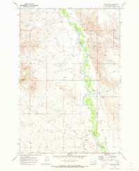 Download a high-resolution, GPS-compatible USGS topo map for Locate SE, MT (1973 edition)
