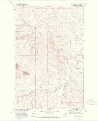preview thumbnail of historical topo map of Blaine County, MT in 1971