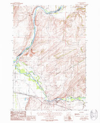 Download a high-resolution, GPS-compatible USGS topo map for Logan, MT (1988 edition)