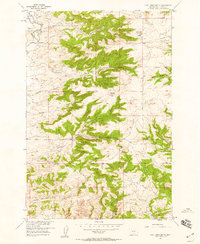 Download a high-resolution, GPS-compatible USGS topo map for Lone Indian Butte, MT (1958 edition)