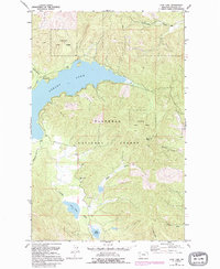 Download a high-resolution, GPS-compatible USGS topo map for Lone Lake, MT (1995 edition)