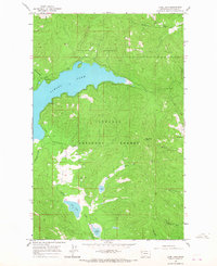 Download a high-resolution, GPS-compatible USGS topo map for Lone Lake, MT (1967 edition)
