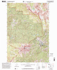 Download a high-resolution, GPS-compatible USGS topo map for Lone Mountain, MT (2002 edition)