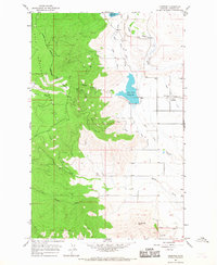 Download a high-resolution, GPS-compatible USGS topo map for Lonepine, MT (1967 edition)