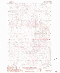 Download a high-resolution, GPS-compatible USGS topo map for Long Creek East, MT (1983 edition)