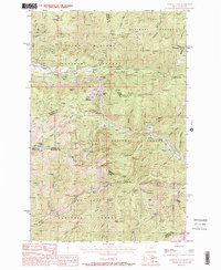 Download a high-resolution, GPS-compatible USGS topo map for Lookout Pass, MT (1988 edition)