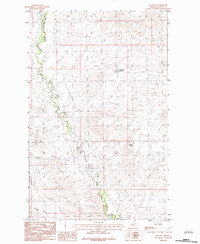 Download a high-resolution, GPS-compatible USGS topo map for Lookout, MT (1983 edition)