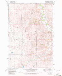 Download a high-resolution, GPS-compatible USGS topo map for Loony Hollow, MT (1981 edition)