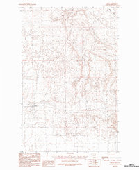 Download a high-resolution, GPS-compatible USGS topo map for Loring, MT (1984 edition)